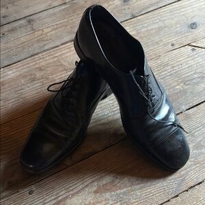 Classic Black Men's Dress Shoes
